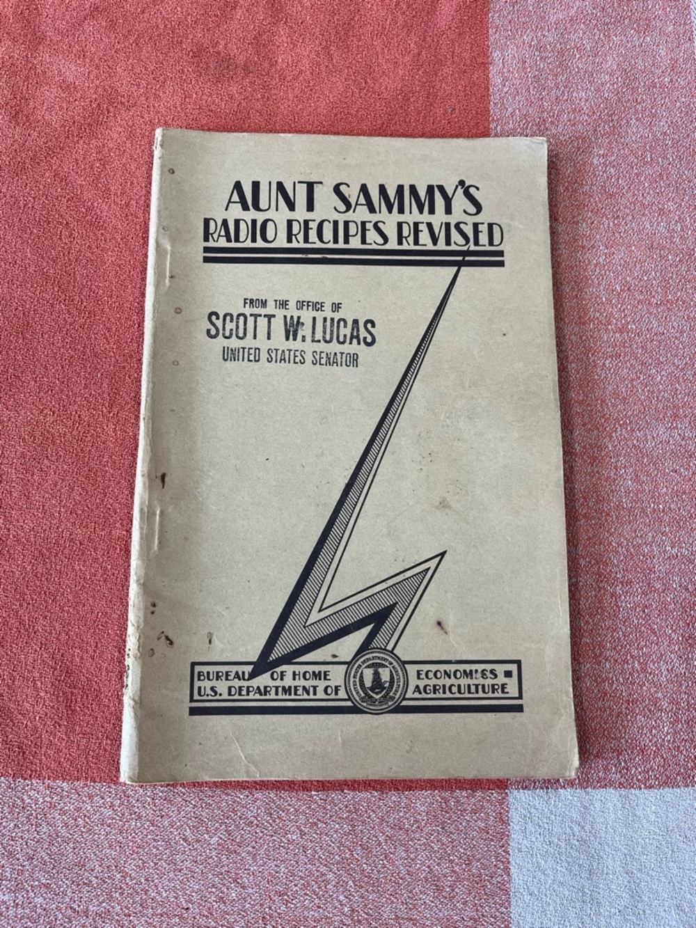 Original 1931 Aunt Sammy's Radio Recipes Revised Cookbook